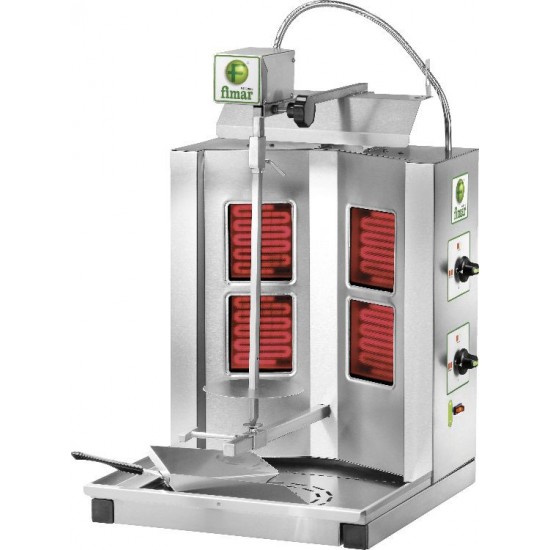 Machine à kebab électrique double 4 Résistances Fimar