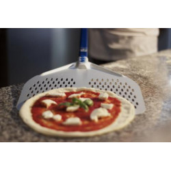 Pelle à pizza Rectangulaire 33x33cm perforée GI-METAL